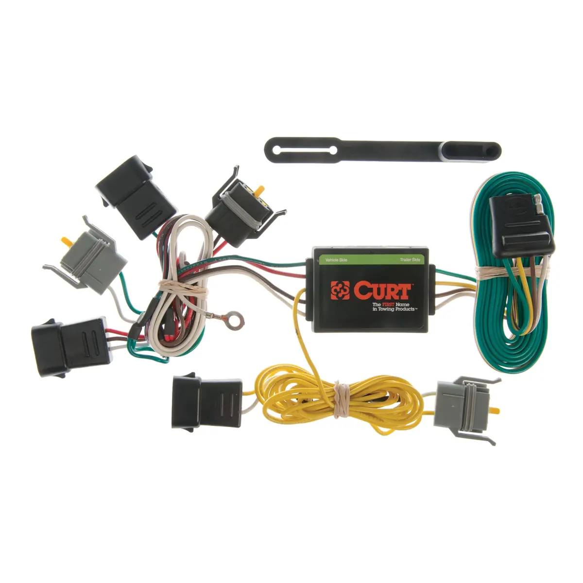 Curt 55343 Vehicle-Side Custom 4-Pin Trailer Wiring Harness, Select Ford E-Series Vans, Escape, Mazda Tribute, Mercury Sable Wagon 1