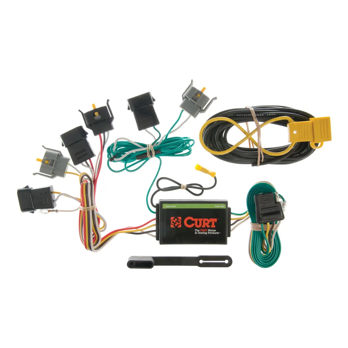 Curt 55345 Vehicle-Side Custom 4-Pin Trailer Wiring Harness, Battery Ford Explorer, Mercury Mountaineer 1