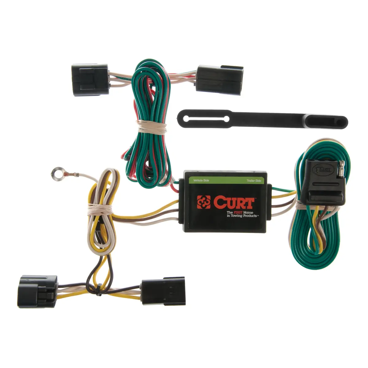 Curt 55360 Vehicle-Side Custom 4-Pin Trailer Wiring Harness, Select Honda Passport, Isuzu Rodeo, Sport, Amigo 1