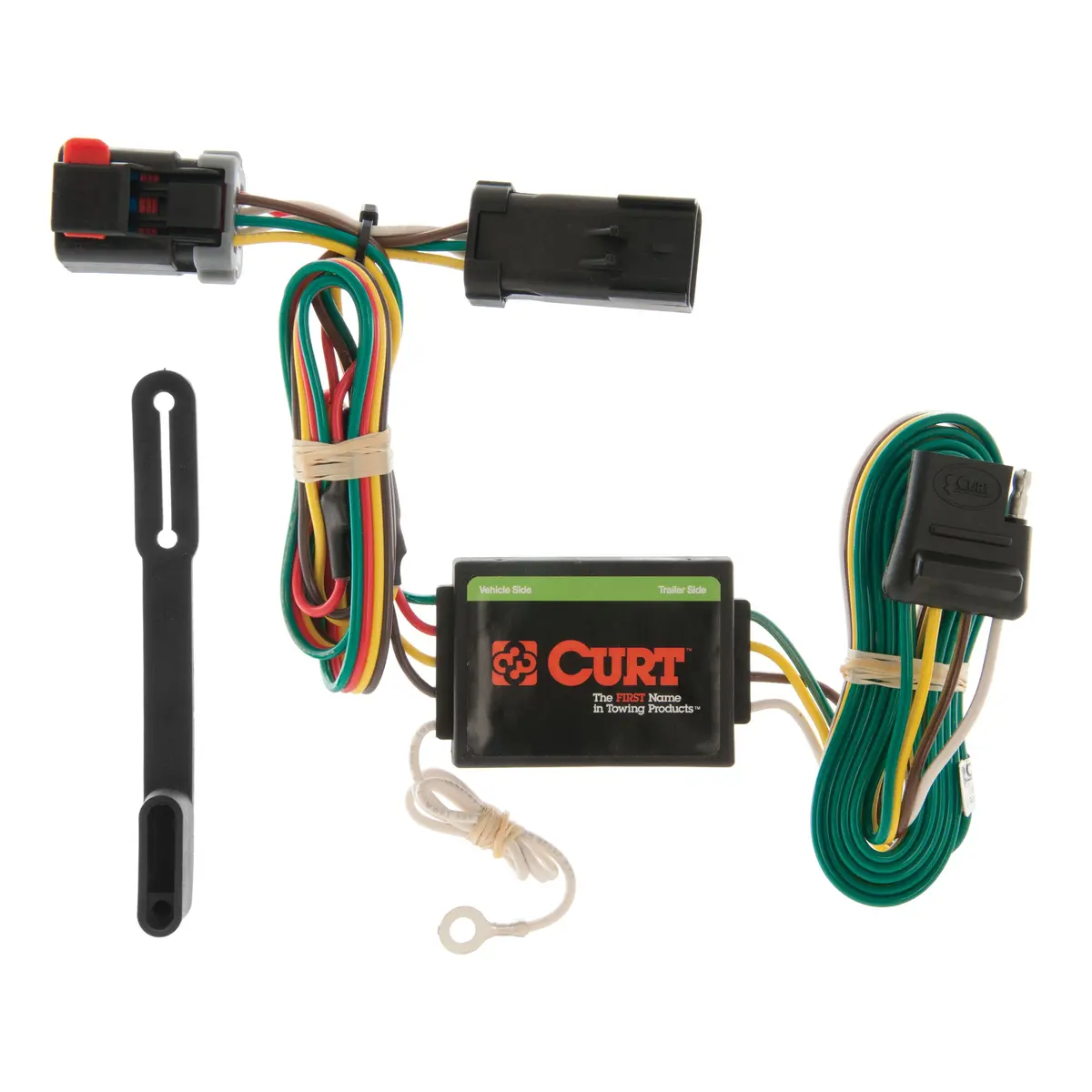 Curt 55376 Vehicle-Side Custom 4-Pin Trailer Wiring Harness, Select Dodge Caravan, Grand, Chrysler Town And Country, Voyager 1