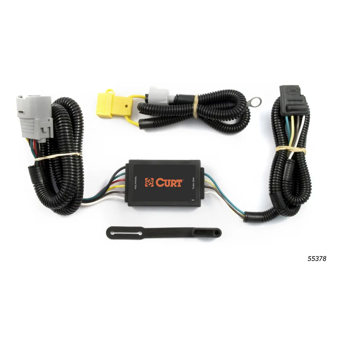 Curt 55378 Vehicle-Side Custom 4-Pin Trailer Wiring Harness, Select Toyota Tundra 1