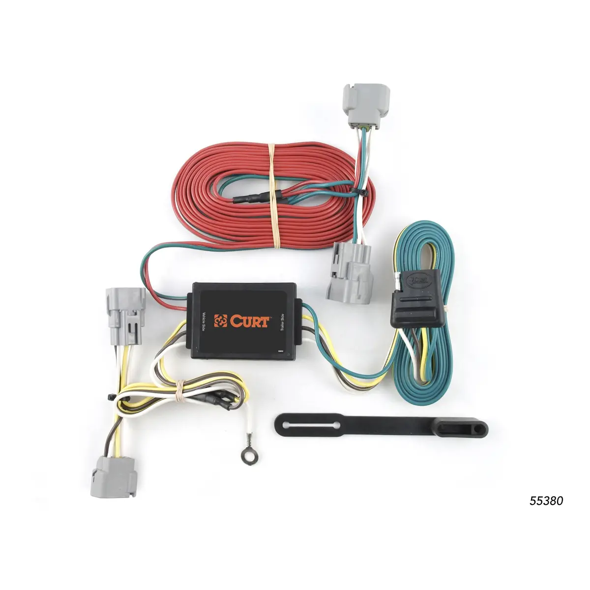 Curt 55380 Vehicle-Side Custom 4-Pin Trailer Wiring Harness, Select Mitsubishi Montero (Except Sport) 1