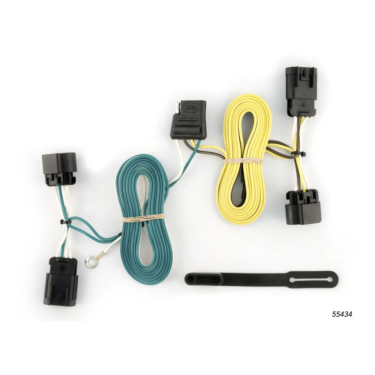Curt 55434 Vehicle-Side Custom 4-Pin Trailer Wiring Harness, Select Chevrolet Cobalt, Pontiac G5, Pursuit Sedan 1