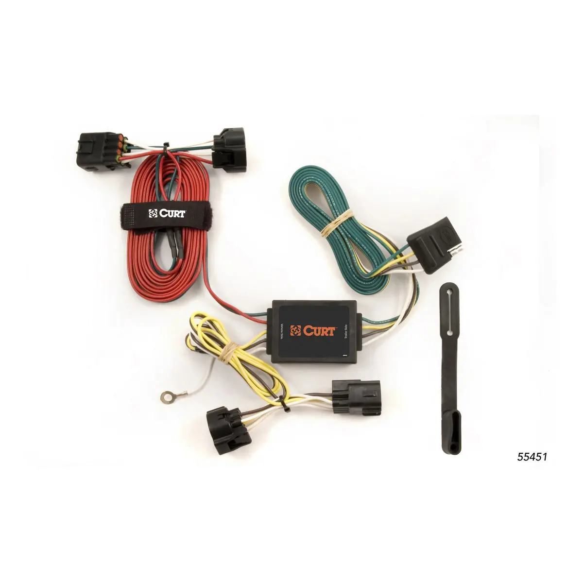 Curt 55451 Vehicle-Side Custom 4-Pin Trailer Wiring Harness, Select Jeep Grand Cherokee 1