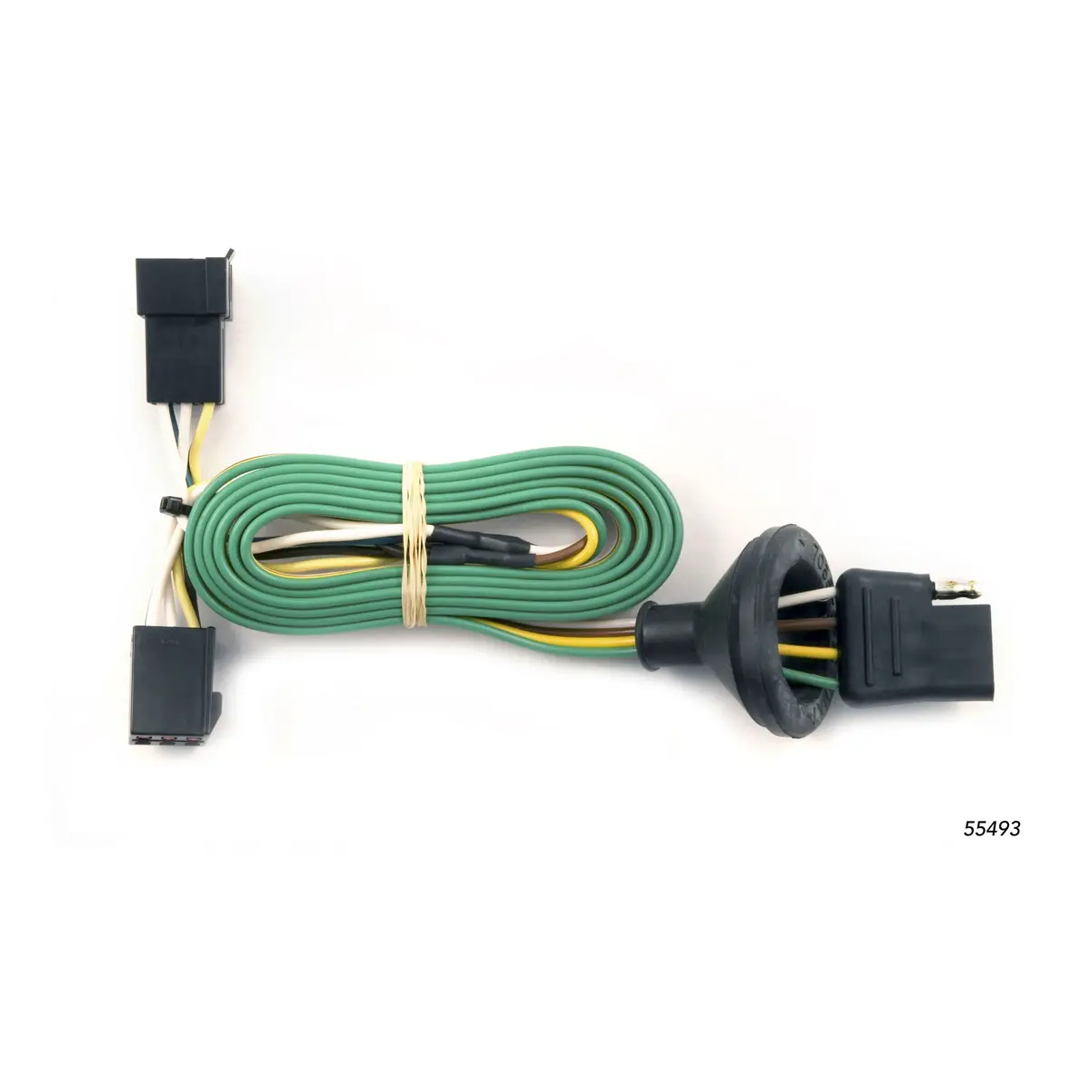 Curt 55493 Vehicle-Side Custom 4-Pin Trailer Wiring Harness, Select Dodge Caravan, Grand, Chrysler Town And Country, Plymouth Voyager 1