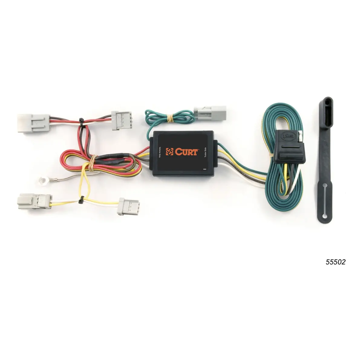Curt 55502 Vehicle-Side Custom 4-Pin Trailer Wiring Harness, Select Honda Accord, Acura Tsx 1