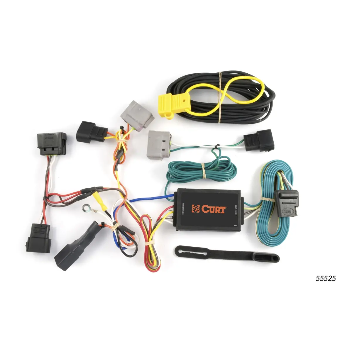 Curt 55525 Vehicle-Side Custom 4-Pin Trailer Wiring Harness, Select Ford Windstar (Built After Nov, 2002) 1