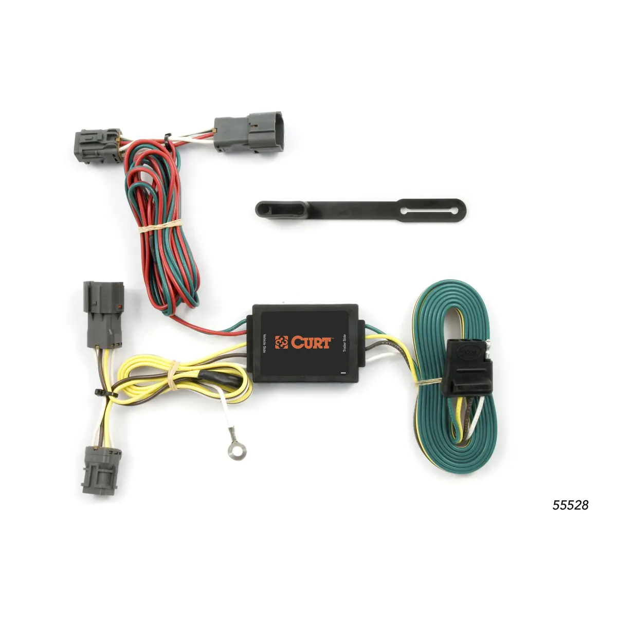 Curt 55528 Vehicle-Side Custom 4-Pin Trailer Wiring Harness, Select Hyundai Tucson 1