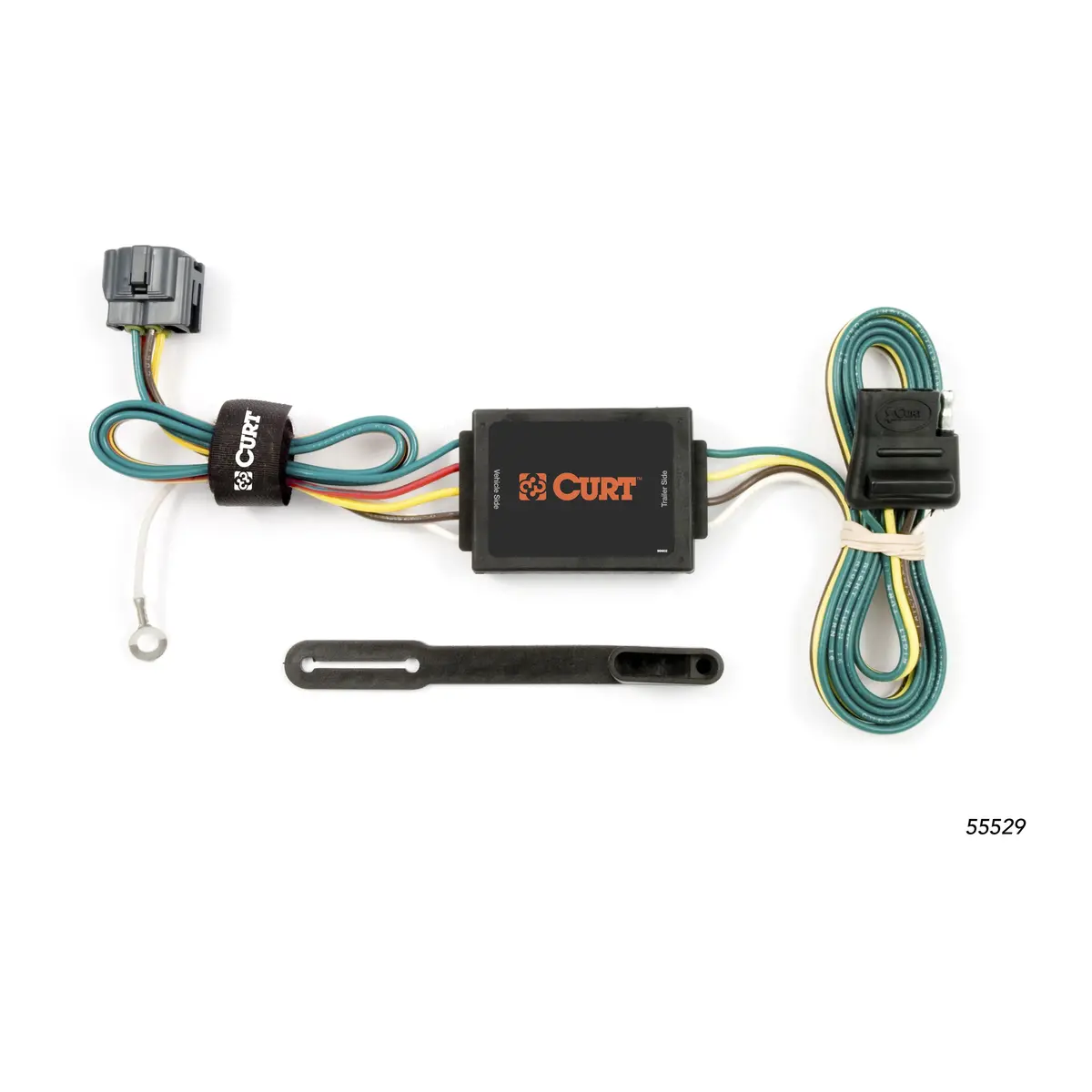 Curt 55529 Vehicle-Side Custom 4-Pin Trailer Wiring Harness, Select Kia Sportage 1
