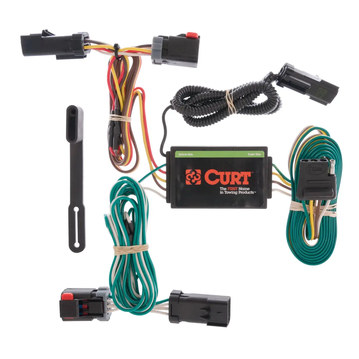 Curt 55530 Vehicle-Side Custom 4-Pin Trailer Wiring Harness, Select Chrysler Pacifica 1