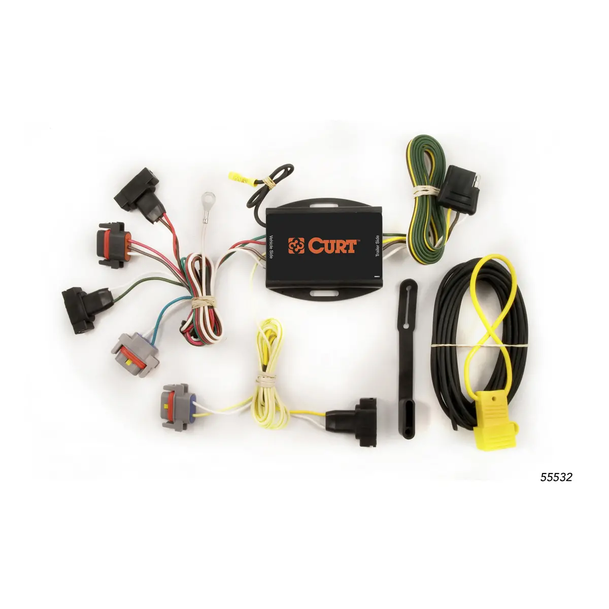 Curt 55532 Vehicle-Side Custom 4-Pin Trailer Wiring Harness, Select Chrysler Pt Cruiser 1