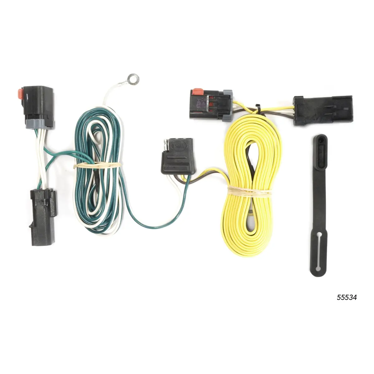 Curt 55534 Vehicle-Side Custom 4-Pin Trailer Wiring Harness, Select Chrysler 300, Dodge Charger, Challenger 1
