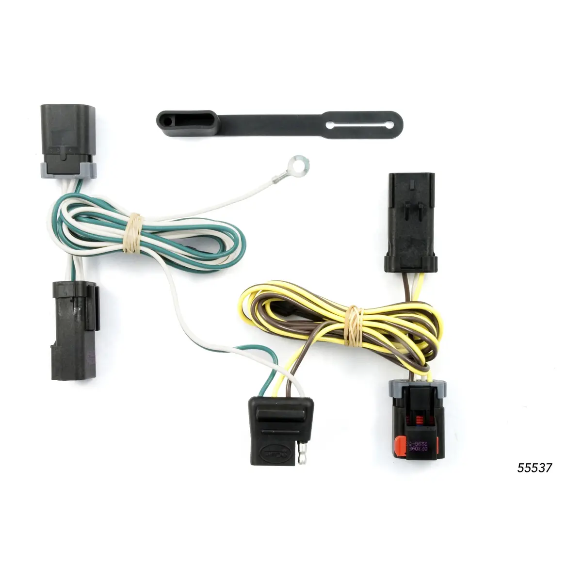 Curt 55537 Vehicle-Side Custom 4-Pin Trailer Wiring Harness, Select Dodge Caravan, Grand, Chrysler Town And Country 1