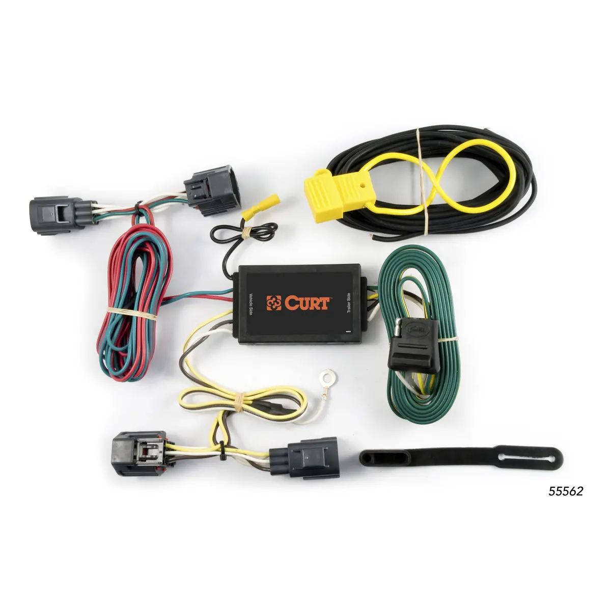 Curt 55562 Vehicle-Side Custom 4-Pin Trailer Wiring Harness, Select Dodge Magnum 1