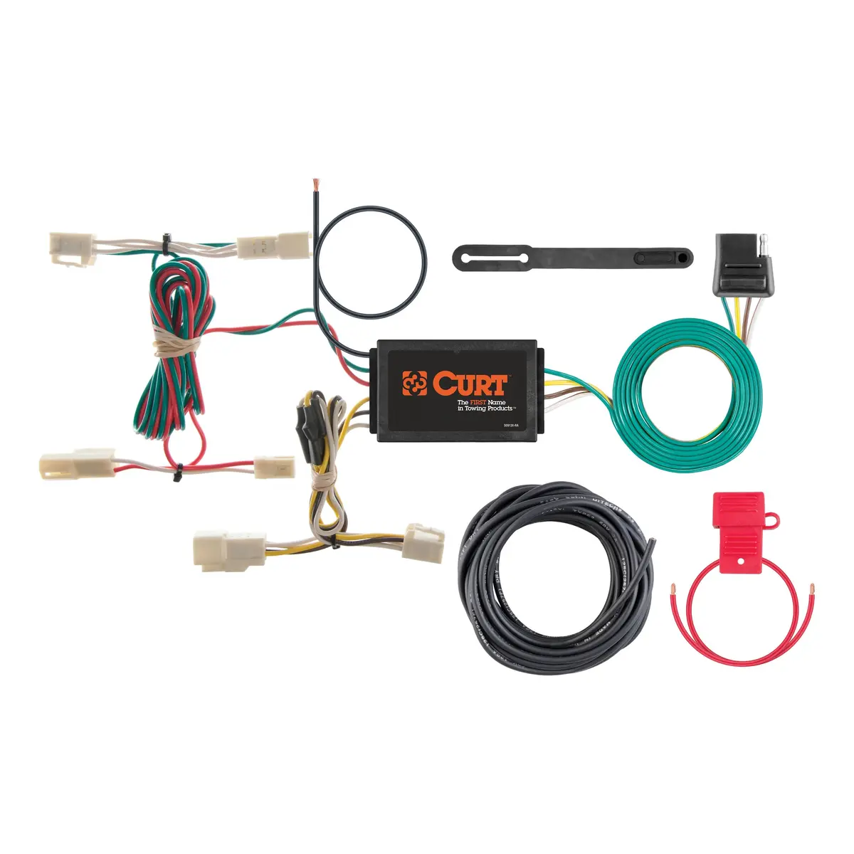 Curt 55563 Vehicle-Side Custom 4-Pin Trailer Wiring Harness, Select Lexus Rx330, Rx350 1