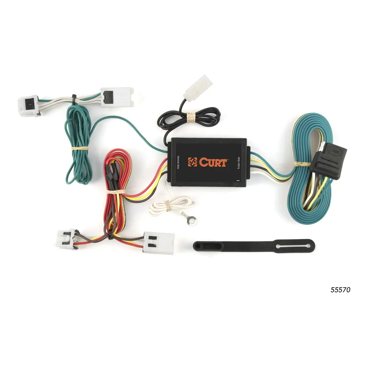 Curt 55570 Vehicle-Side Custom 4-Pin Trailer Wiring Harness, Select Nissan Quest 1
