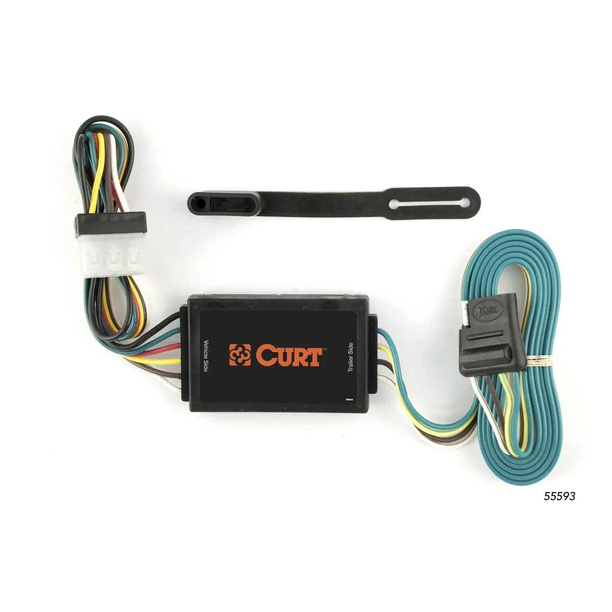 Curt 55593 Vehicle-Side Custom 4-Pin Trailer Wiring Harness, Select Mazda Cx-7 1