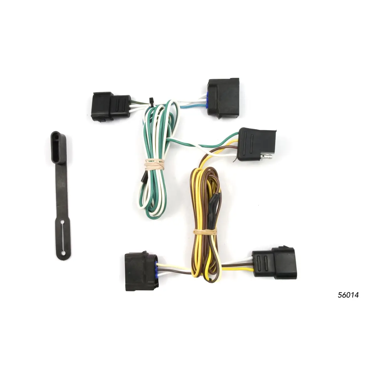 Curt 56014 Vehicle-Side Custom 4-Pin Trailer Wiring Harness, Select Chevrolet Corvette, Ford Focus, Ranger 1
