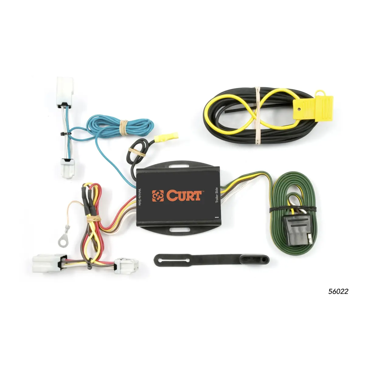 Curt 56022 Vehicle-Side Custom 4-Pin Trailer Wiring Harness, Select Nissan Altima, Maxima, Sentra 1