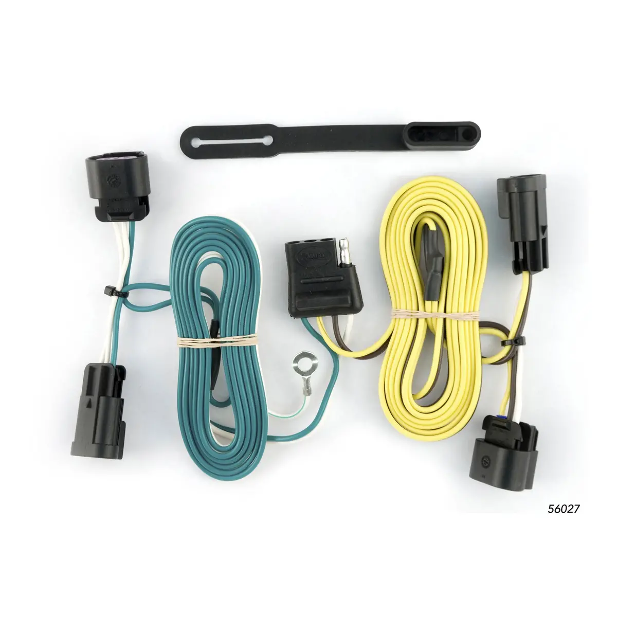 Curt 56027 Vehicle-Side Custom 4-Pin Trailer Wiring Harness, Select Buick Enclave, Chevrolet Malibu, Traverse 1