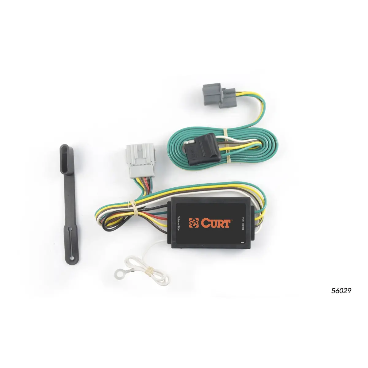 Curt 56029 Vehicle-Side Custom 4-Pin Trailer Wiring Harness, Select Honda Element 1