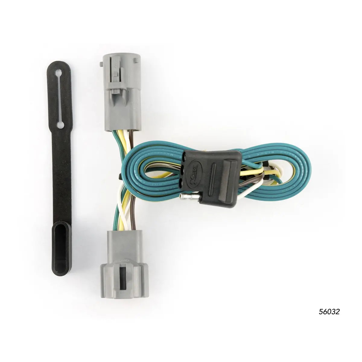 Curt 56032 Vehicle-Side Custom 4-Pin Trailer Wiring Harness, Select Ford F-250, F-350 Super Duty 1