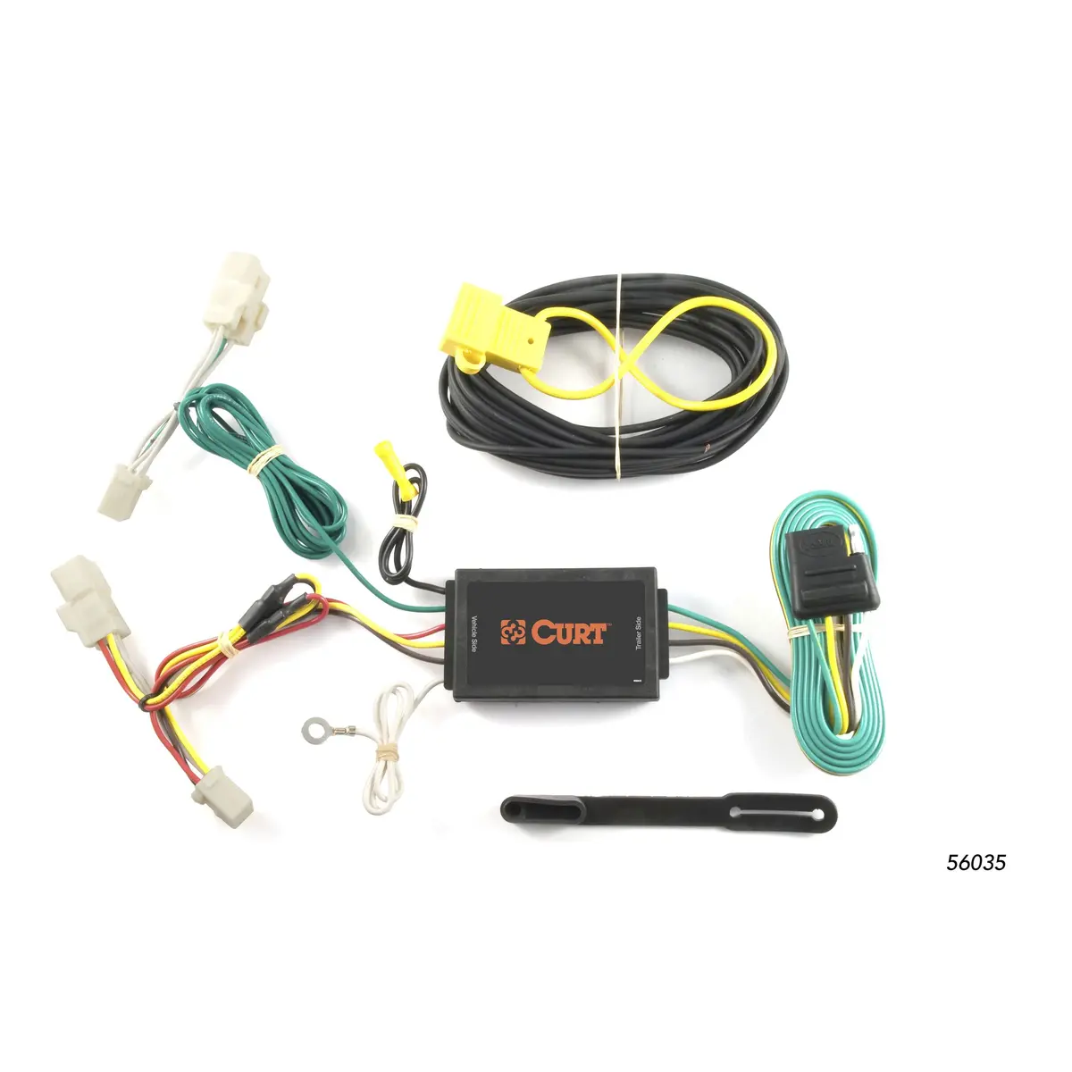 Curt 56035 Vehicle-Side Custom 4-Pin Trailer Wiring Harness, Select Toyota Matrix, Pontiac Vibe, Scion Xb 1