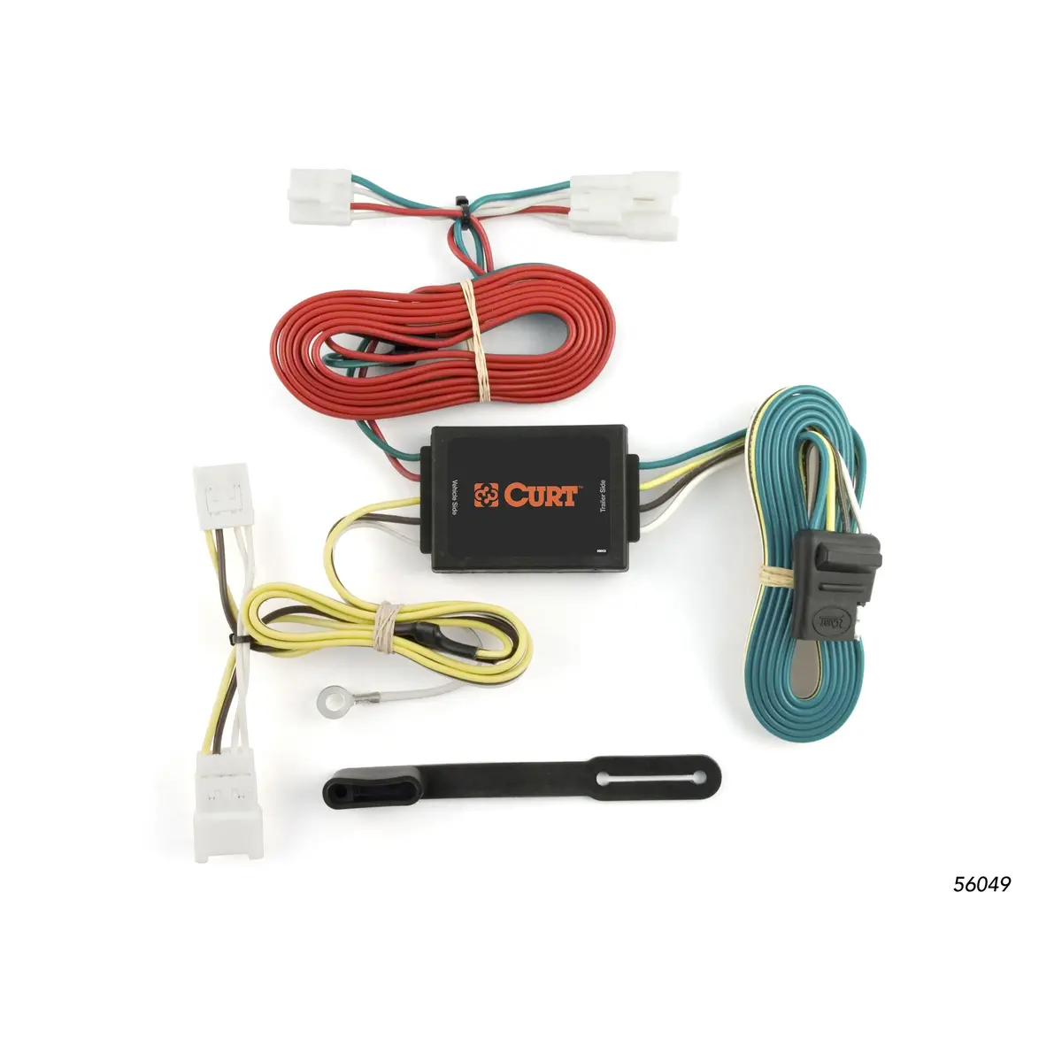 Curt 56049 Vehicle-Side Custom 4-Pin Trailer Wiring Harness, Select Hyundai Elantra, Sonata, Kia Optima Sedan 1