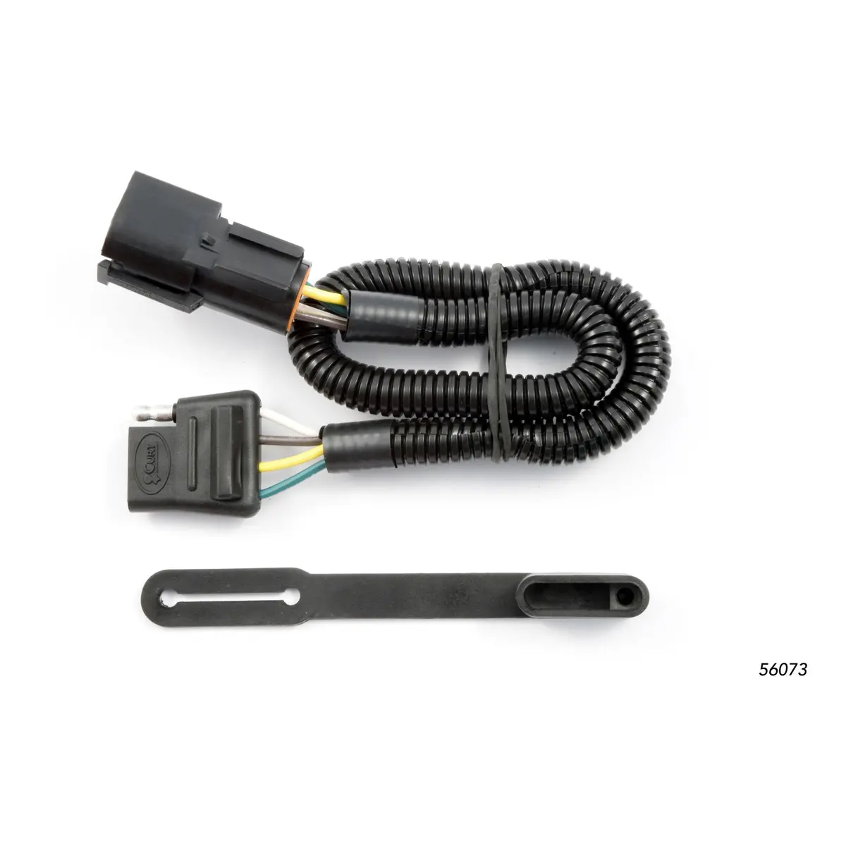 Curt 56073 Vehicle-Side Custom 4-Pin Trailer Wiring Harness, Select Ford Freestar, Mercury Monterey 1