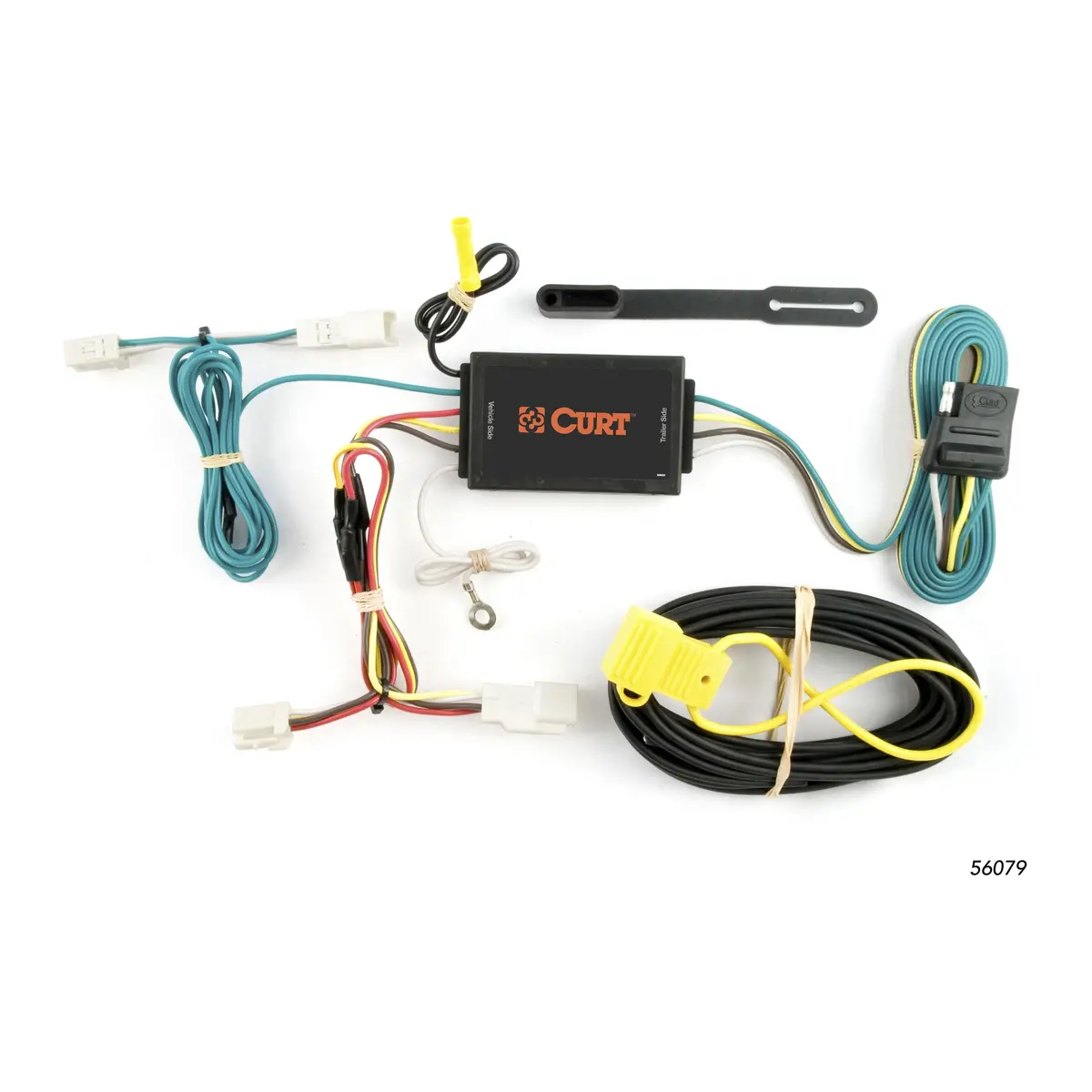 Curt 56079 Vehicle-Side Custom 4-Pin Trailer Wiring Harness, Select Toyota Camry (Except Se), Avalon, Venza 1