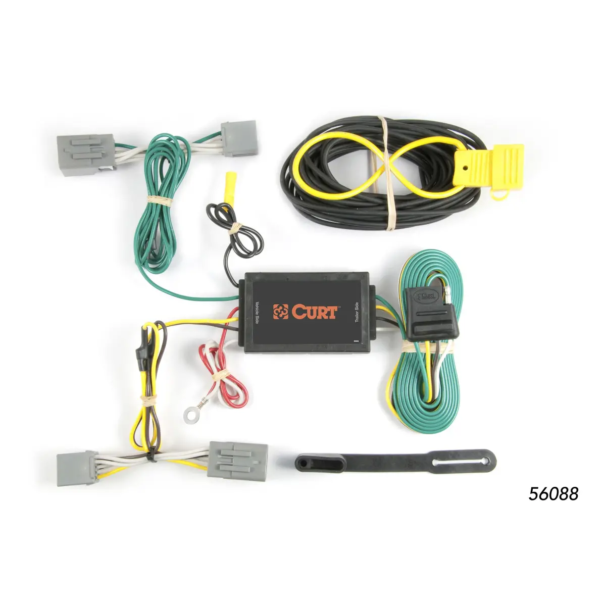 Curt 56088 Vehicle-Side Custom 4-Pin Trailer Wiring Harness, Select Ford Mustang 1