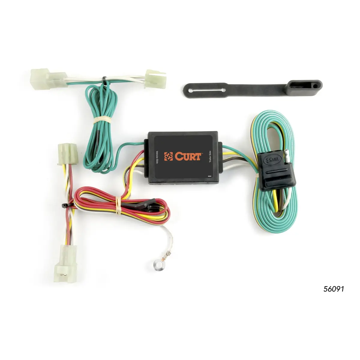 Curt 56091 Vehicle-Side Custom 4-Pin Trailer Wiring Harness, Select Subaru Legacy Sedan 1