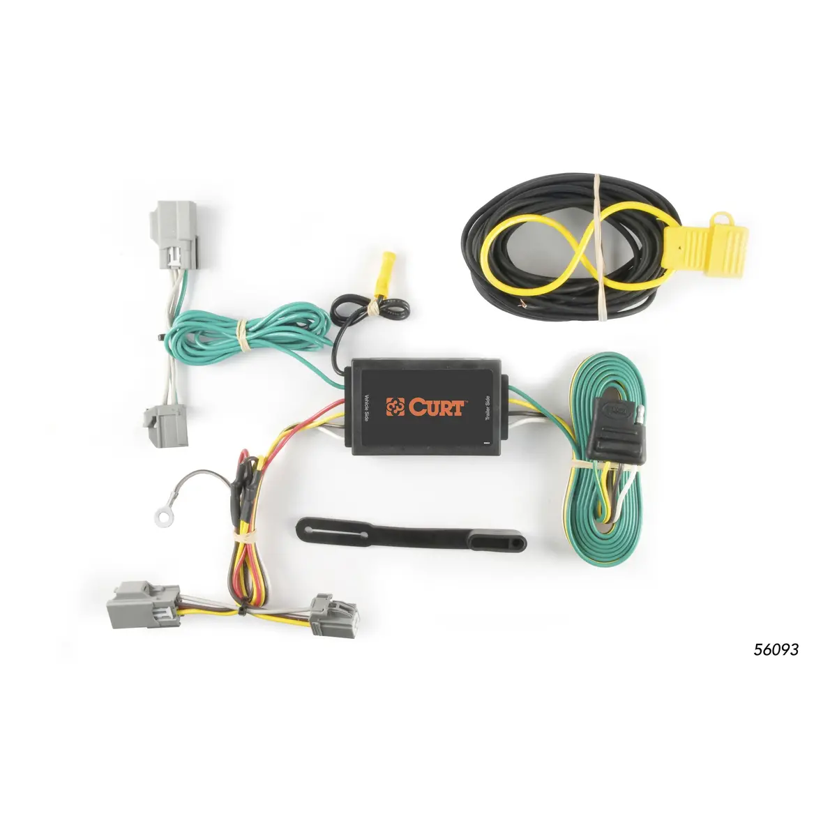 Curt 56093 Vehicle-Side Custom 4-Pin Trailer Wiring Harness, Select Ford Taurus, Explorer, Lincoln Mks 1