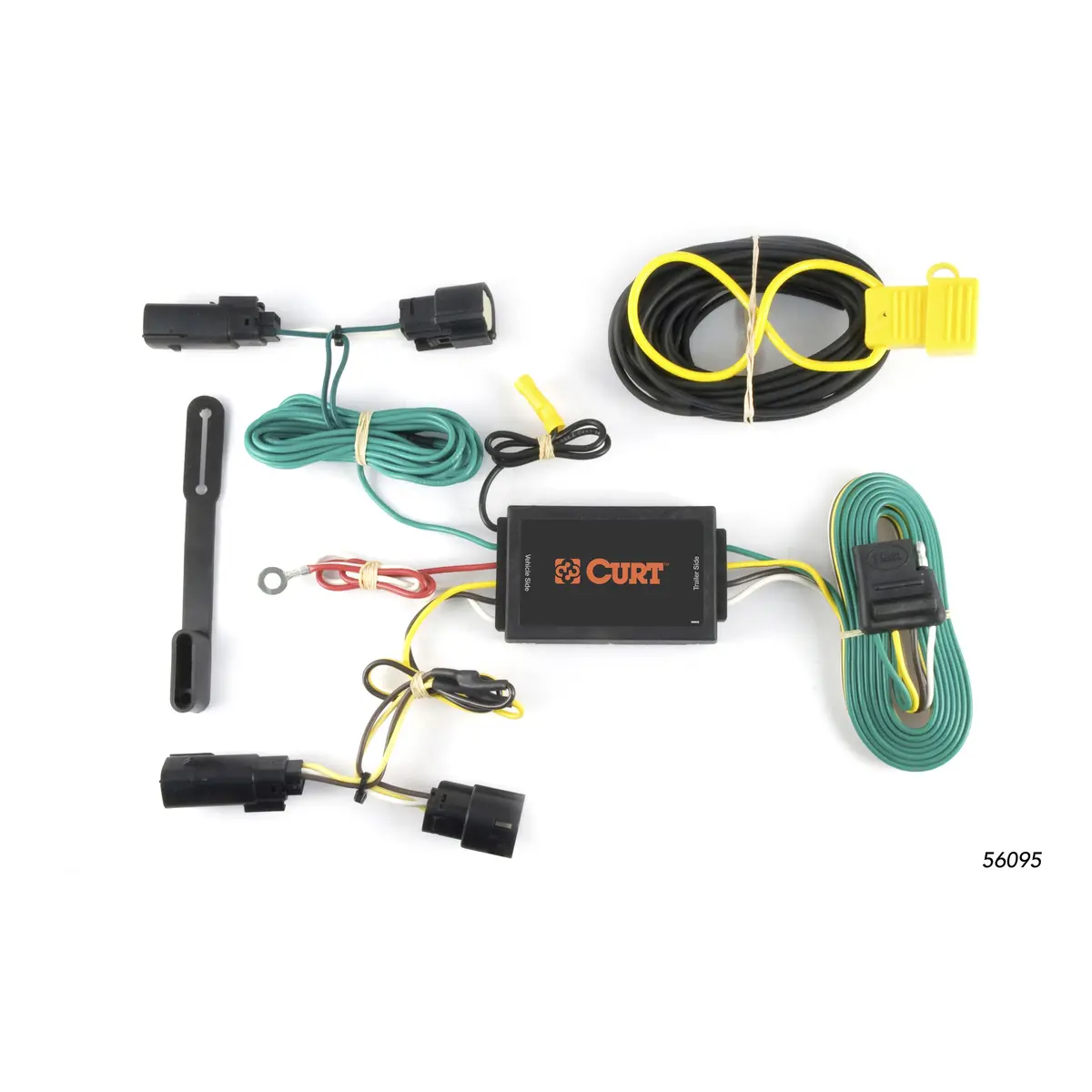 Curt 56095 Vehicle-Side Custom 4-Pin Trailer Wiring Harness, Select Lincoln Mkt 1