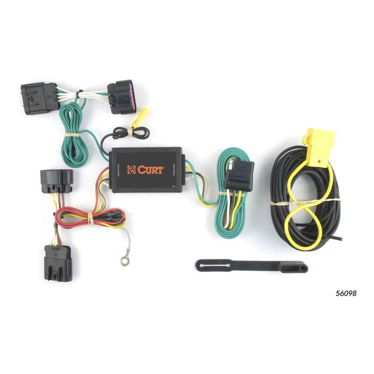 Curt 56098 Vehicle-Side Custom 4-Pin Trailer Wiring Harness, Select Buick Lacrosse 1