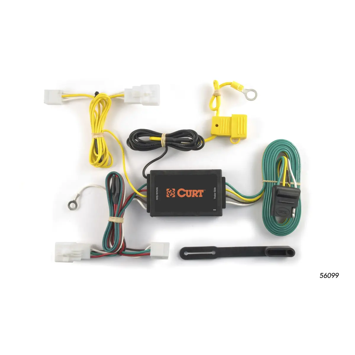 Curt 56099 Vehicle-Side Custom 4-Pin Trailer Wiring Harness, Select Lexus Hs250h, Ct200h 1