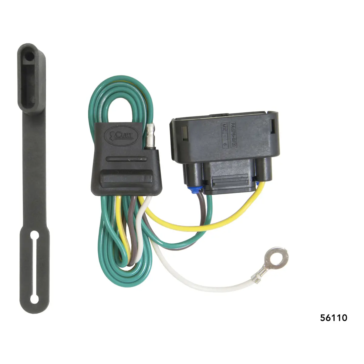 Curt 56110 Vehicle-Side Custom 4-Pin Trailer Wiring Harness, Select Ford F-150 1