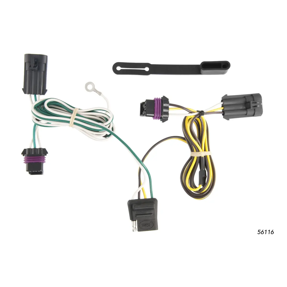 Curt 56116 Vehicle-Side Custom 4-Pin Trailer Wiring Harness, Select Chevrolet Impala 1