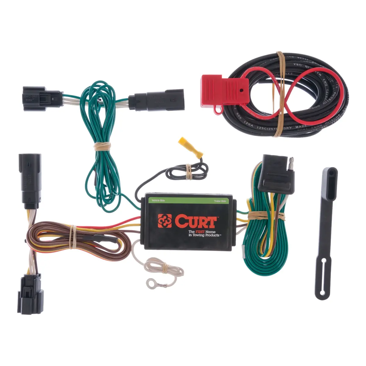 Curt 56120 Vehicle-Side Custom 4-Pin Trailer Wiring Harness, Select Ford Edge 1