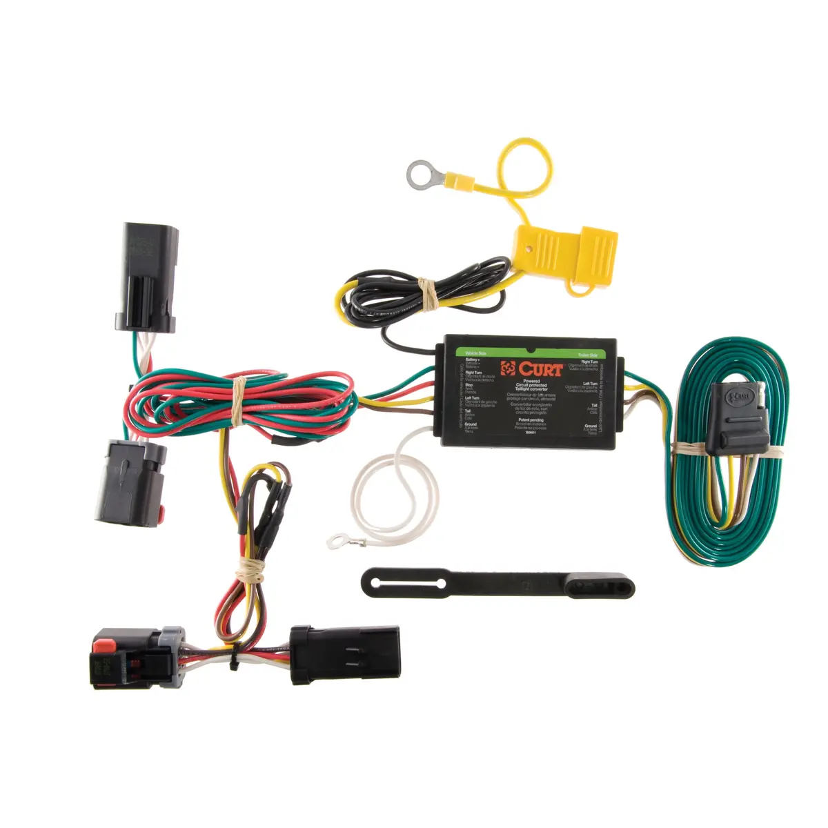 Curt 56145 Vehicle-Side Custom 4-Pin Trailer Wiring Harness, Select Chrysler 300 1