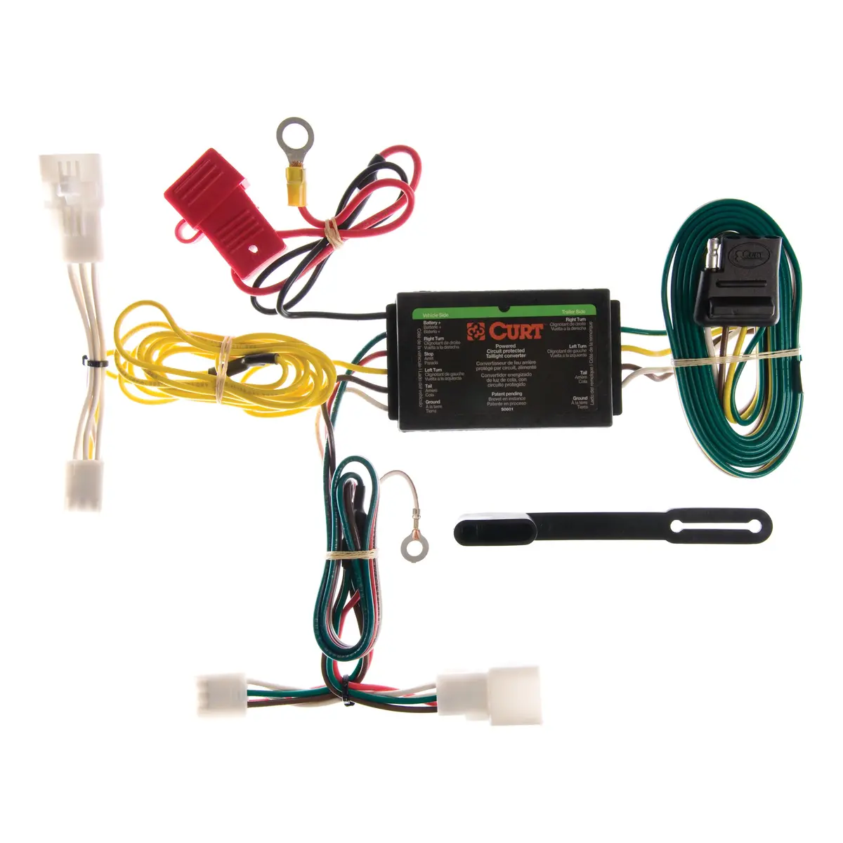 Curt 56147 Vehicle-Side Custom 4-Pin Trailer Wiring Harness, Select Toyota Prius 1