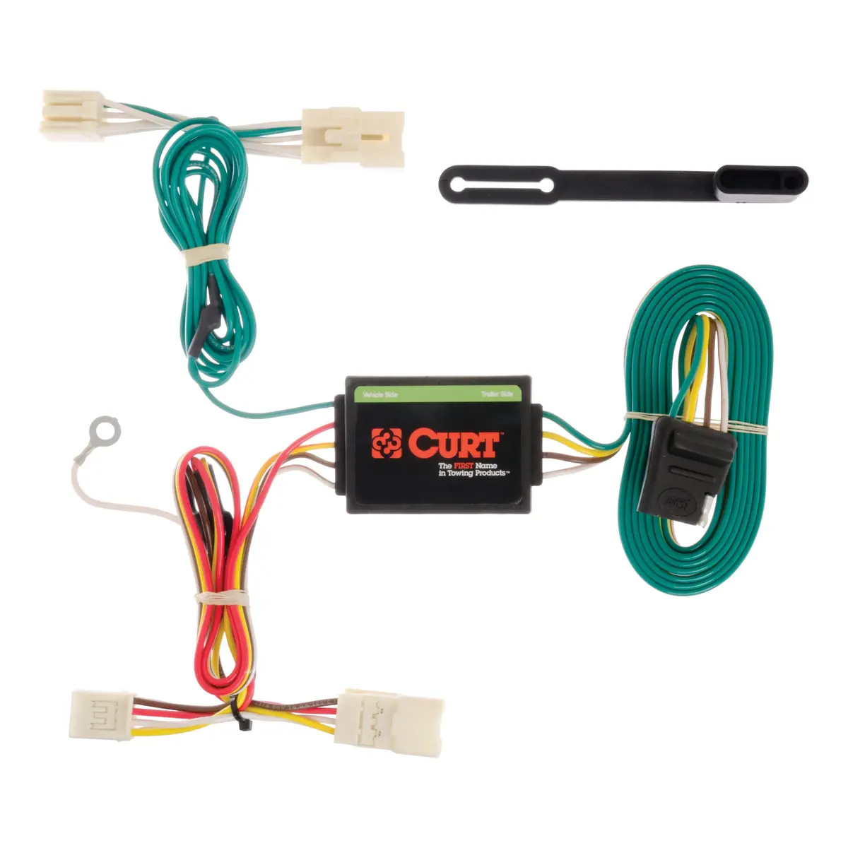 Curt 56157 Vehicle-Side Custom 4-Pin Trailer Wiring Harness, Select Kia Rio Sedan 1