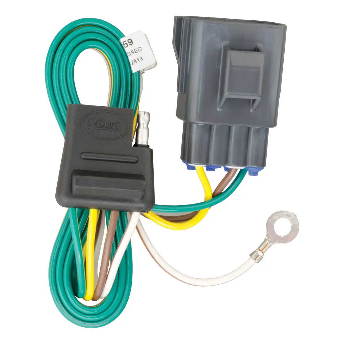 Curt 56159 Vehicle-Side Custom 4-Pin Trailer Wiring Harness, Select Land Rover Evoque 1