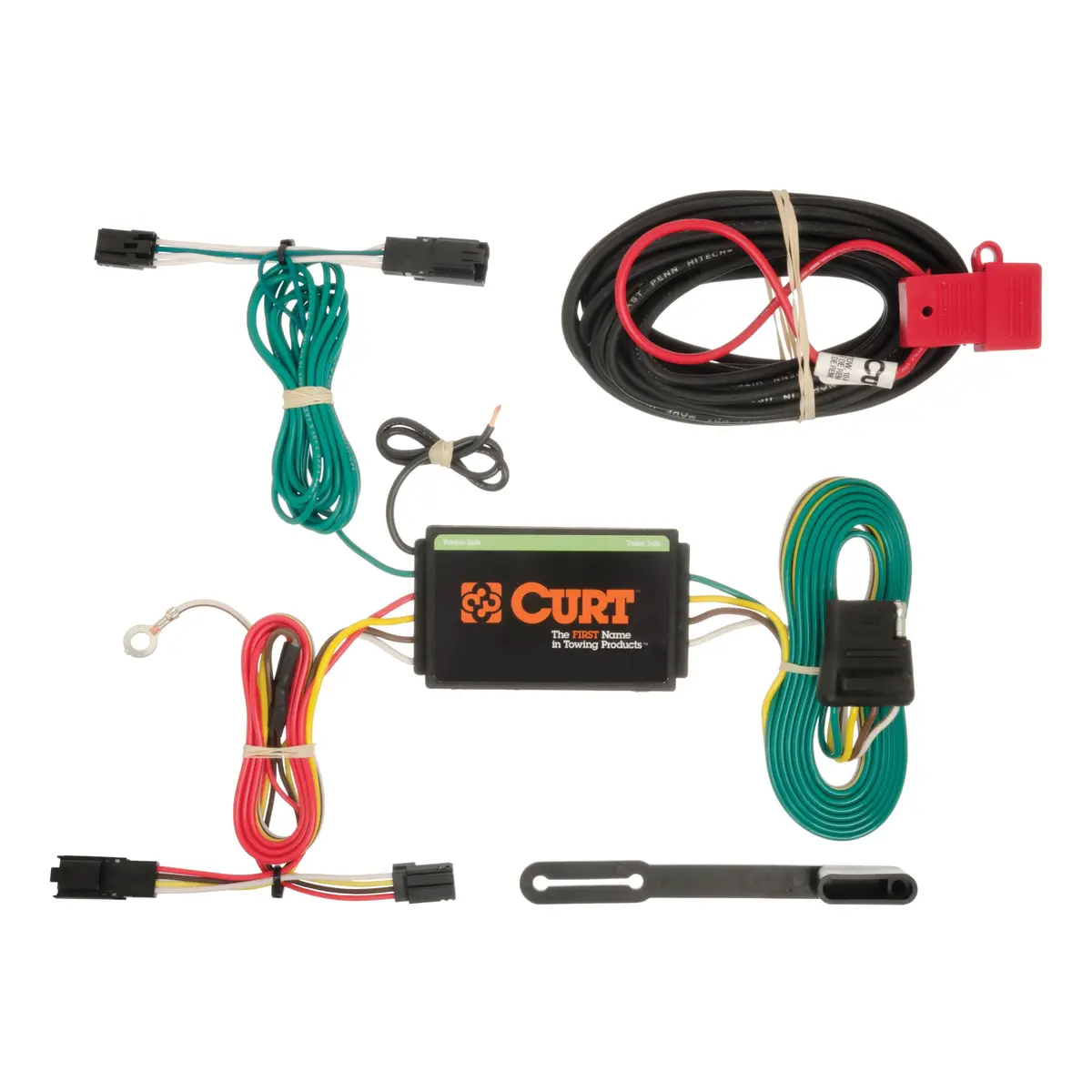 Curt 56176 Vehicle-Side Custom 4-Pin Trailer Wiring Harness, Select Chevrolet Malibu 1