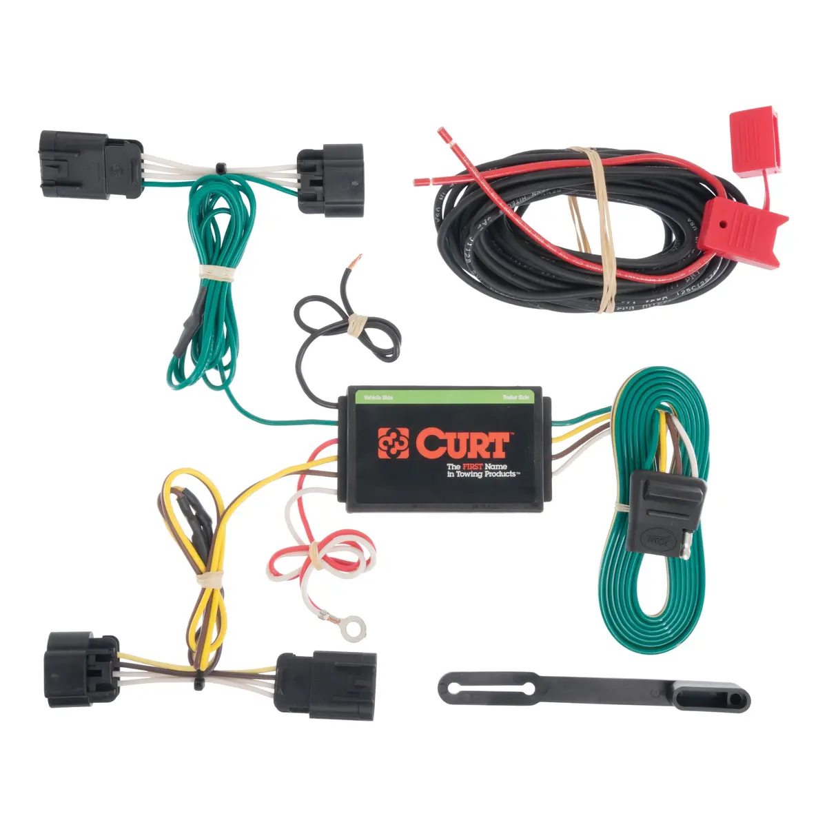 Curt 56179 Vehicle-Side Custom 4-Pin Trailer Wiring Harness, Select Dodge Dart 1