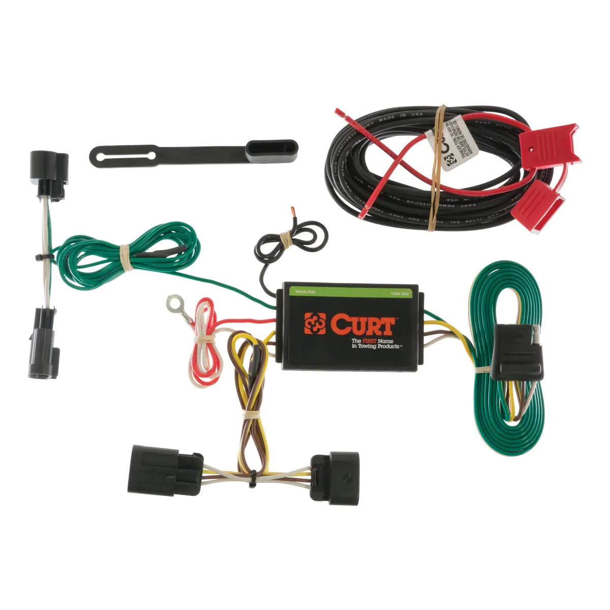 Curt 56180 Vehicle-Side Custom 4-Pin Trailer Wiring Harness, Select Cadillac Ats 1