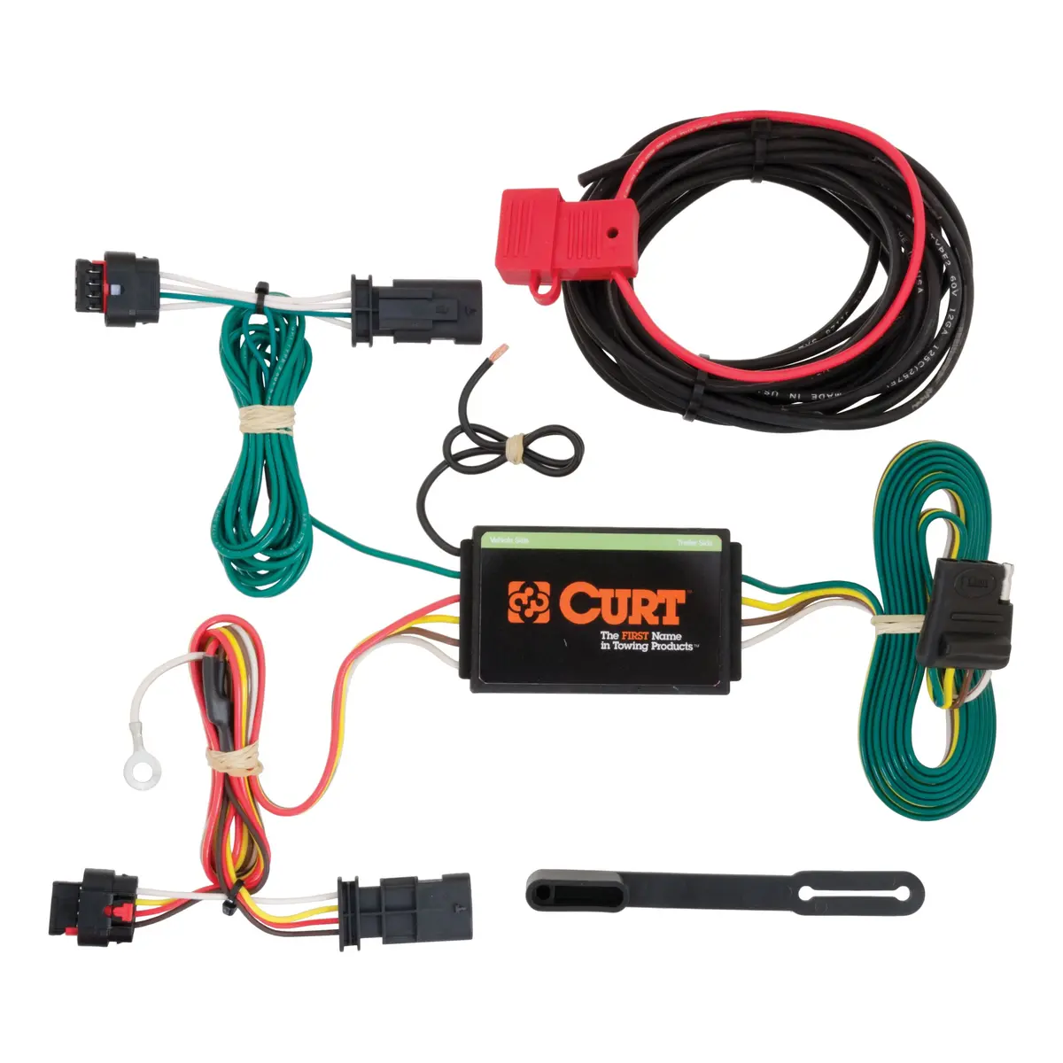 Curt 56181 Vehicle-Side Custom 4-Pin Trailer Wiring Harness, Select Chevrolet Traverse 1