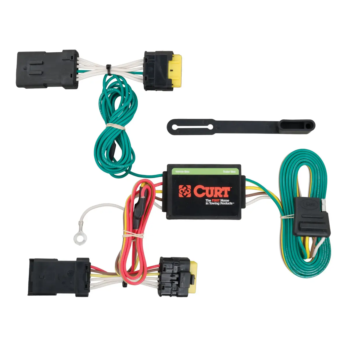 Curt 56185 Vehicle-Side Custom 4-Pin Trailer Wiring Harness, Select Nissan Versa Sedan Without Led Taillights 1