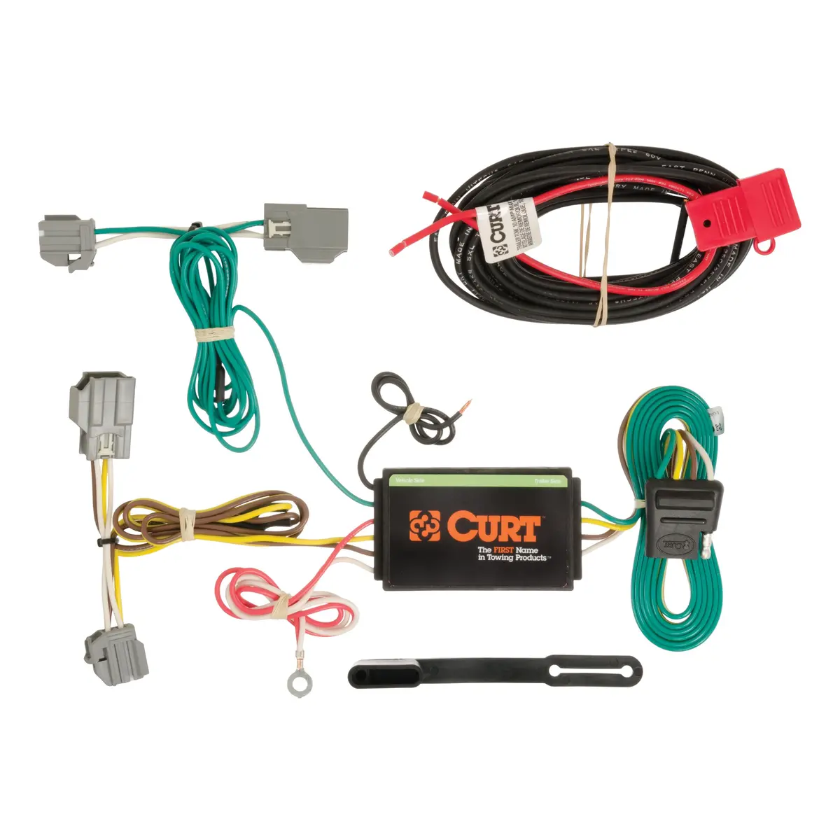 Curt 56188 Vehicle-Side Custom 4-Pin Trailer Wiring Harness, Select Chevrolet Impala 1