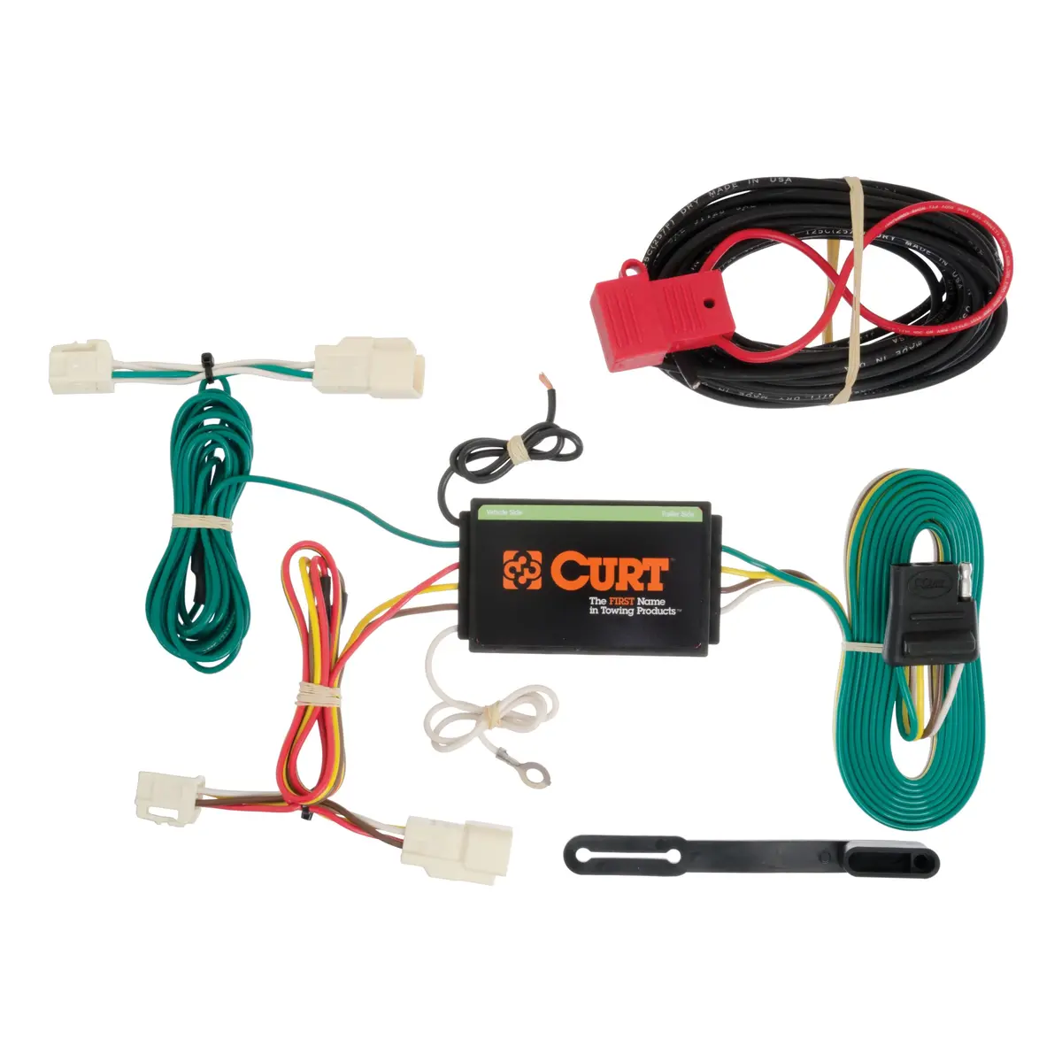 Curt 56189 Vehicle-Side Custom 4-Pin Trailer Wiring Harness, Select Mitsubishi Outlander 1